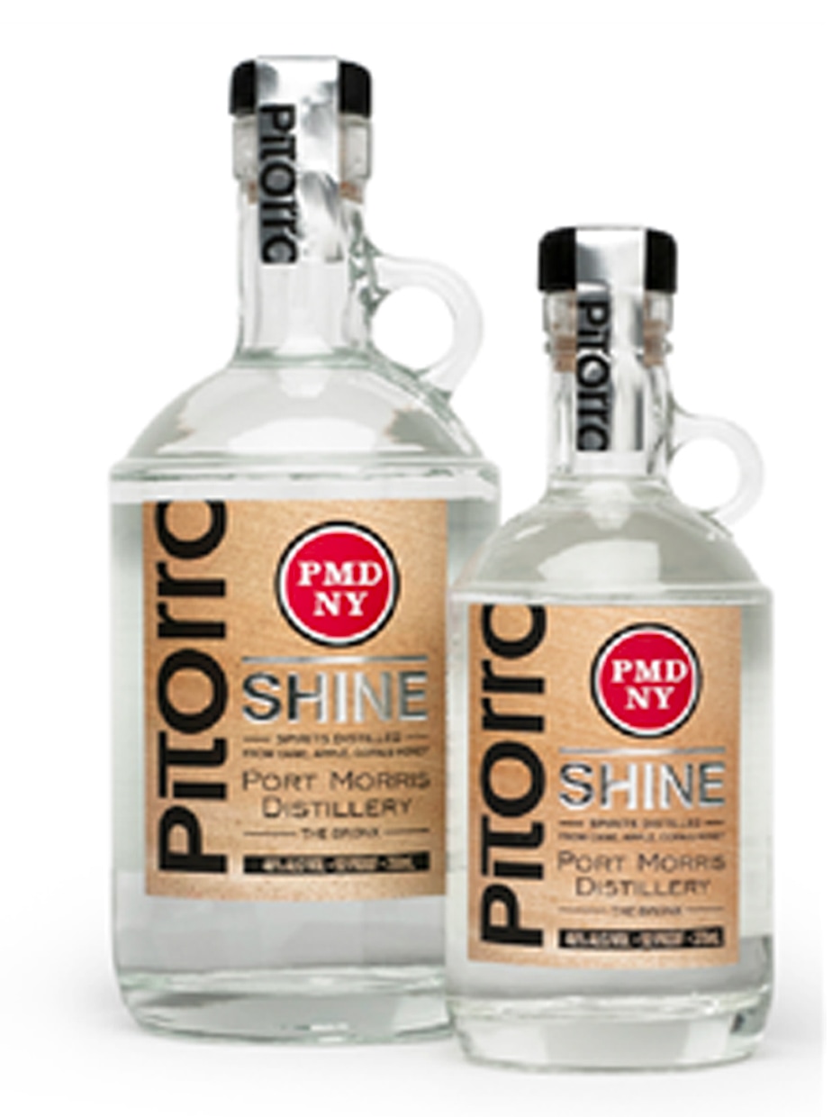 A Bottle of Pitorro Shine from Port Morris Distillery