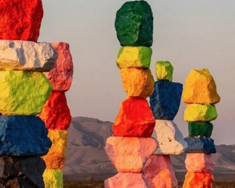 Las Vegas Seven Magic Mountains Guided Tour