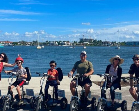 Naples Downtown Electric Trike Guided Tour