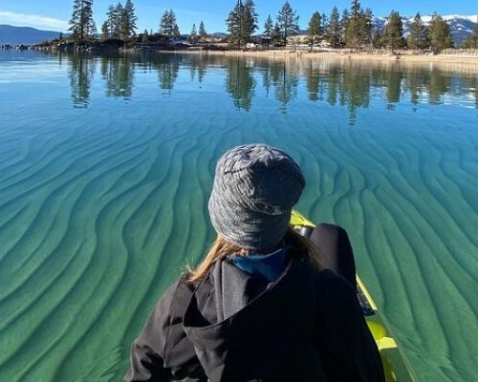 Lake Tahoe Clear Bottom Winter Kayak Tour