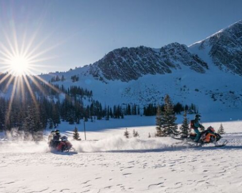 Utah Snowmobile Adventure at Mirror Lake