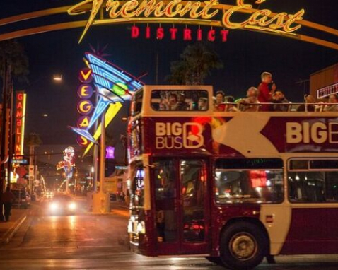 Las Vegas Nightlife Open-Top Bus Tour