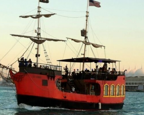 Miami Pirate Ship Waterfront Sightseeing Cruise