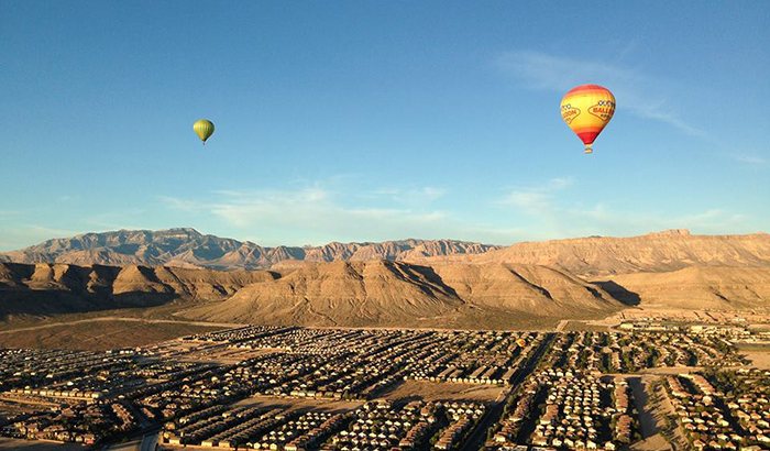 hot air balloon las vegas