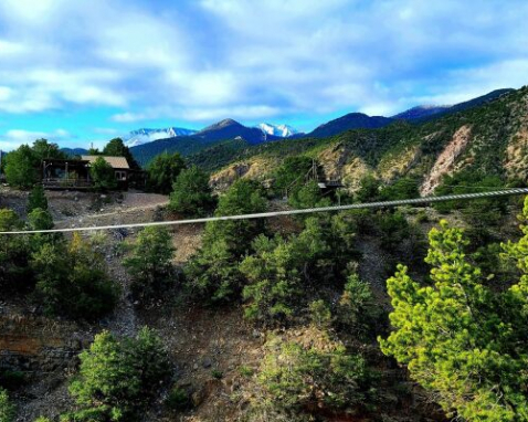 Salida Sunset Zipline Tour Across Ancient Canyons